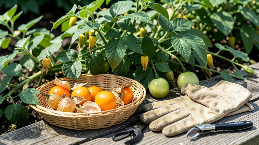 When to Harvest Ground Cherries: Pods Turn Golden-Yellow & Slightly Soft to Touch