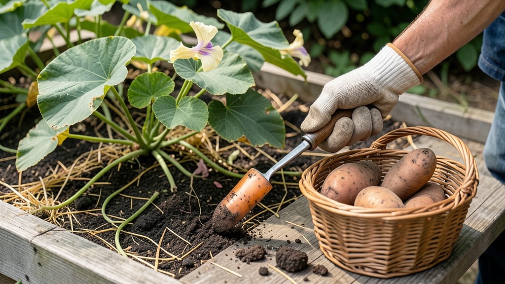 How to Know When to Harvest Sweet Potatoes: Slip-and-Squeeze Test for Peak Sweetness
