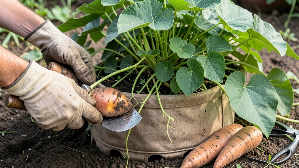 When to Harvest Sweet Potatoes in Containers: Soil Thermometer Test for Perfect Digging Time
