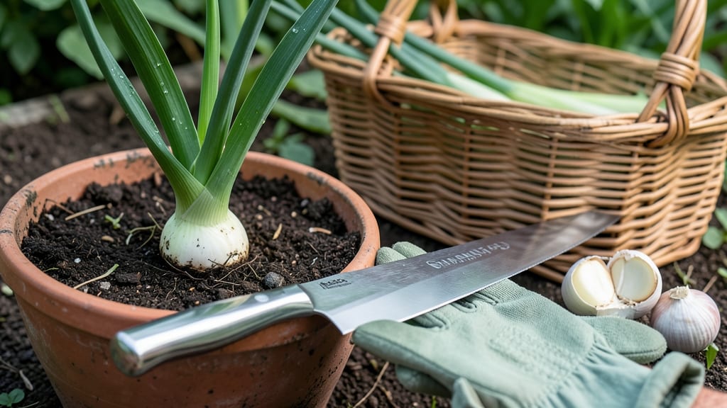 Garlic Scapes Harvest Time: Snip Before Flowering for Bigger Bulbs