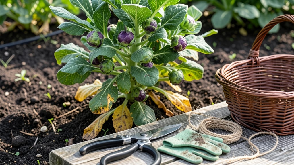 Brussels Sprouts Harvest Time: When Buds Tighten & Turn Golden (Exact Guide)