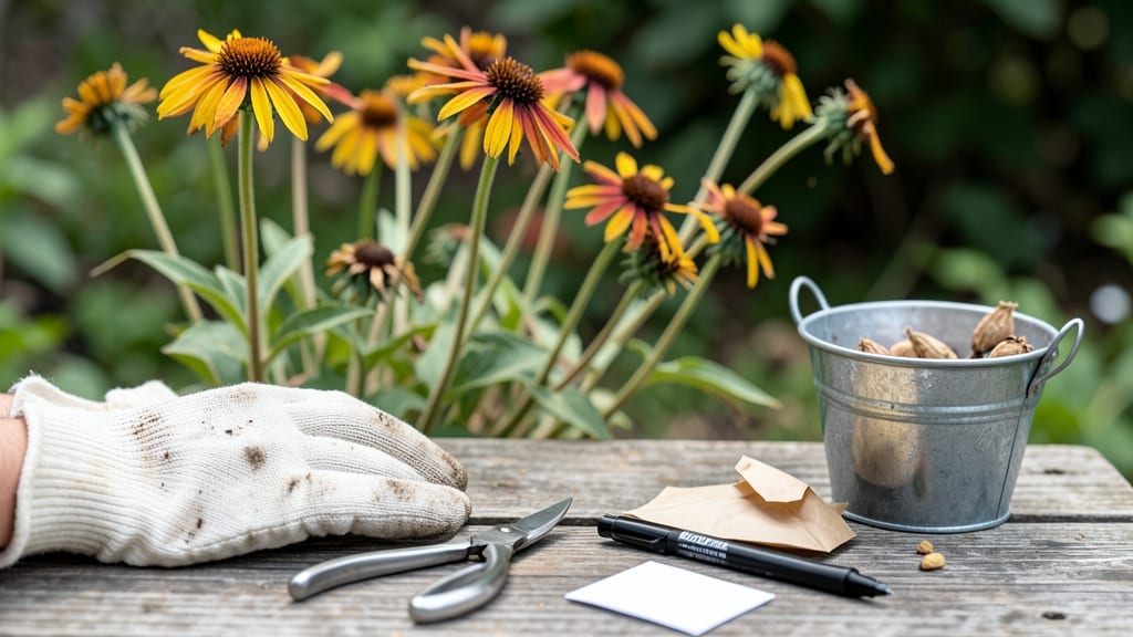 How to Harvest Strawflower Seeds: When Heads Dry and Crumble Easily