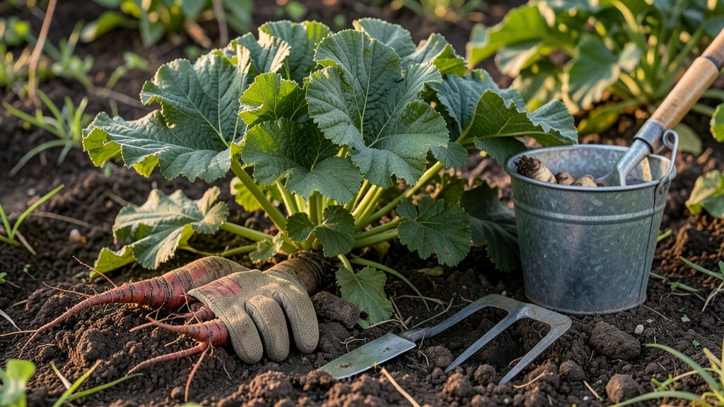 How to Harvest Horseradish Plants: When Roots Reach Golf-Ball Size for Peak Spiciness