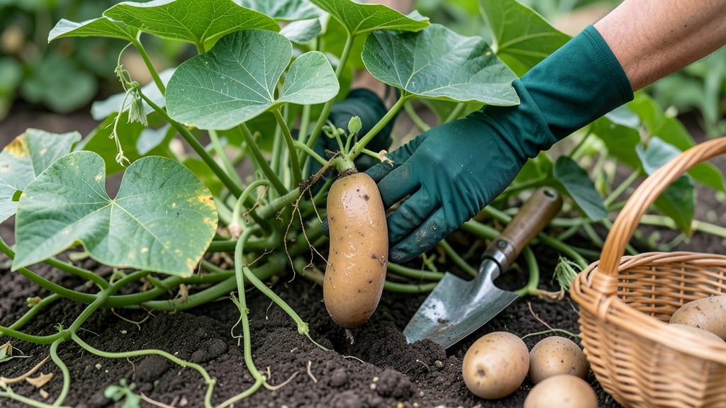 When to Harvest Yams: Firm Skin & Leaf Test for Perfect Sweetness