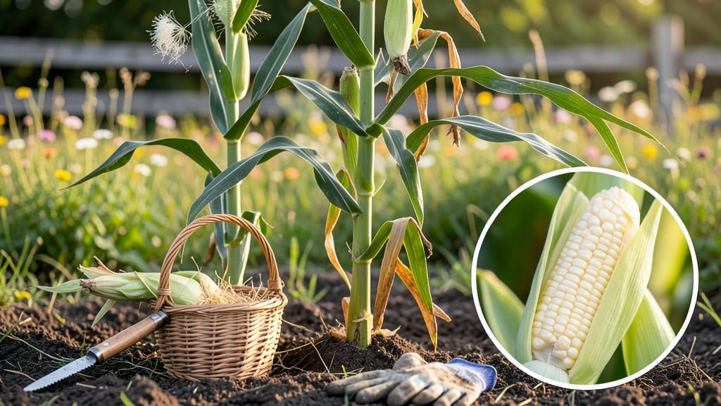 When to Harvest Sweet Corn: Silky Thread Test for Peak Sweetness Before Kernels Mature