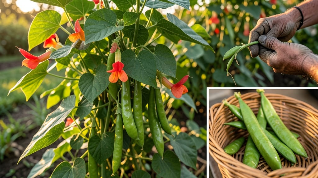 When to Harvest Scarlet Runner Beans: Pods Turn Brown & Snap Like Dry Pasta