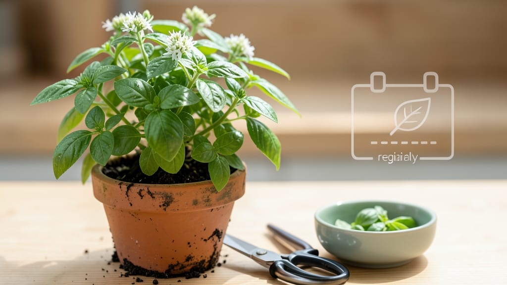 How Often to Harvest Basil: Timing Tricks to Prevent Bolting & Boost Regrowth