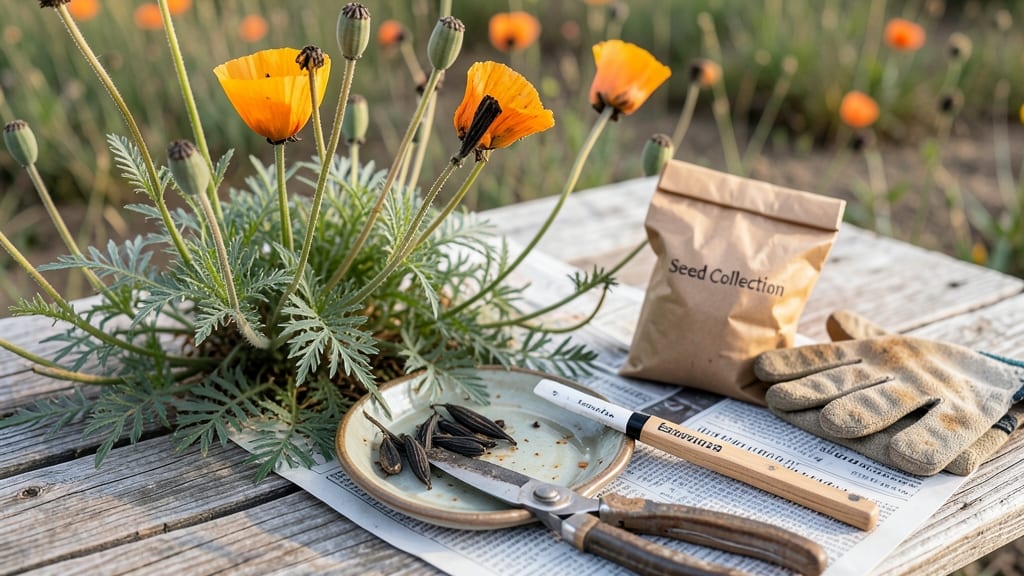 How to Harvest California Poppy Seeds: When Pods Crack Dry and Seed Collection Tips
