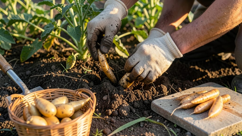 When to Harvest Fingerling Potatoes: Skin Slip Test & Foliage Yellowing Guide