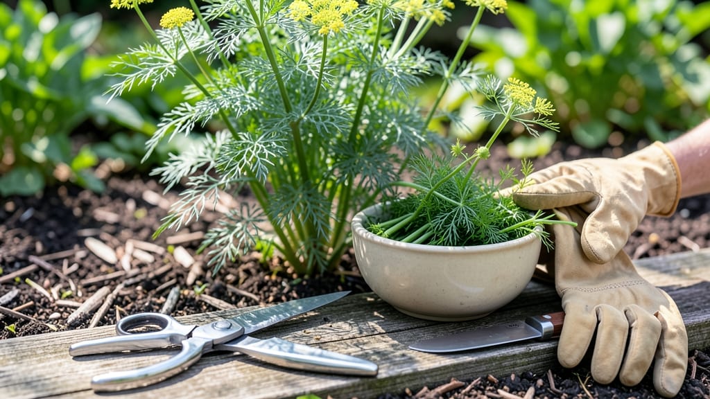 How to Harvest Dill Weed: Stem Twist Test for Peak Freshness and Regrowth Tips