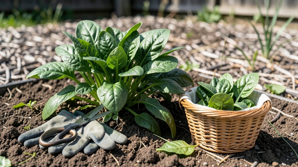 How to Know When to Harvest Spinach: Leaf Color and Stem Snap Test