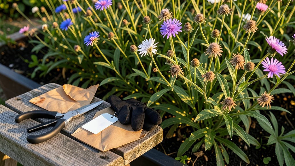 How to Harvest Bachelor Button Seeds: Wait for Pods to Turn Brown & Crack Open Naturally