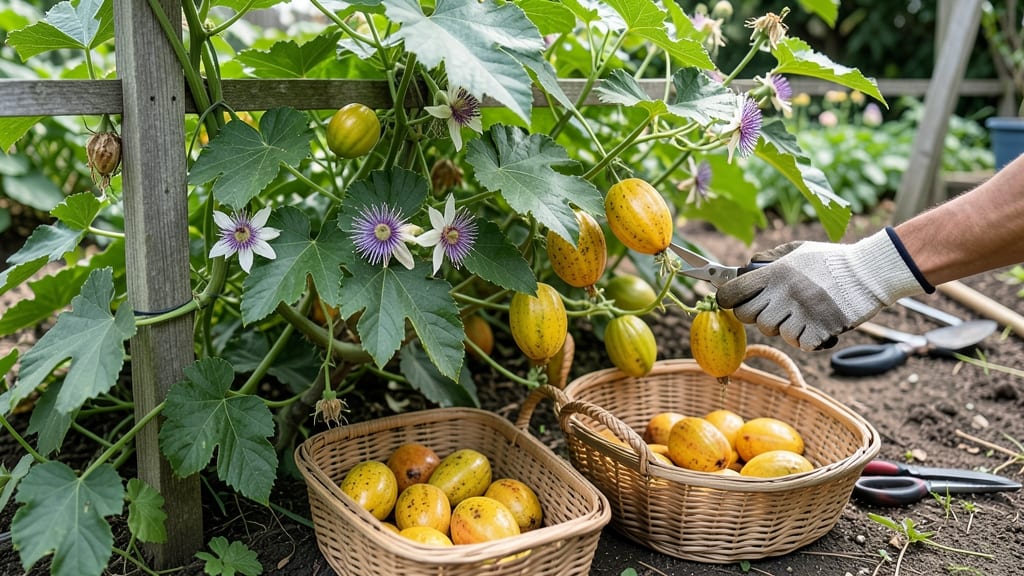 Passion Fruit Harvest Time: When Pods Crack Open & Vine Turns Yellow