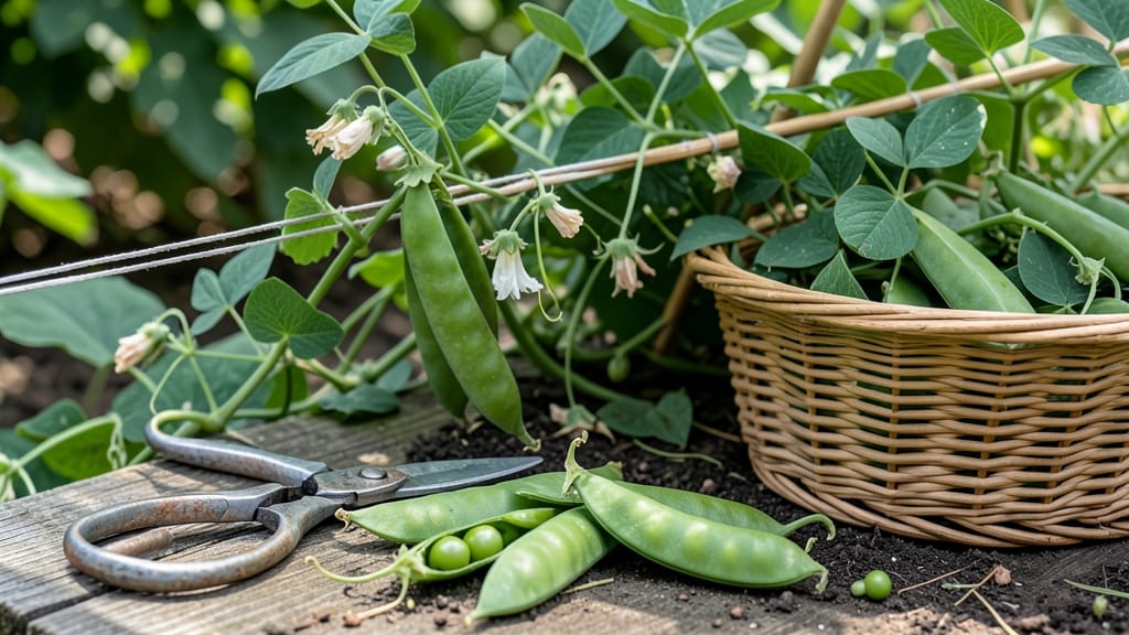 When to Harvest Garden Peas: Snap Test Trick for Peak Sweetness