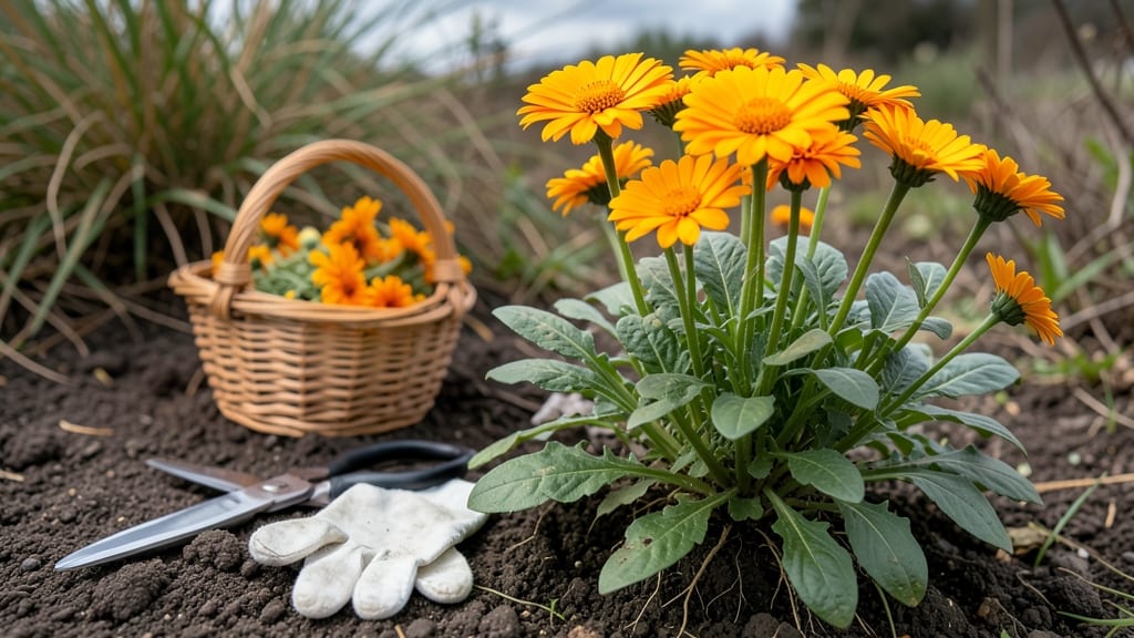 How to Harvest Calendula for Tea: When Flowers Wilt and Leaves Stay Fresh