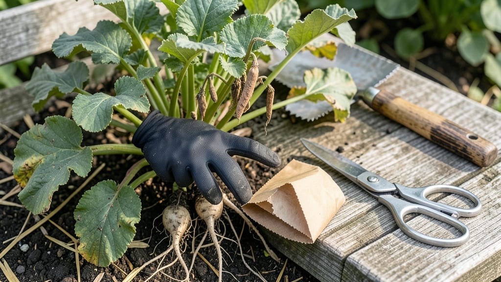 When to Harvest Radish Seed Pods: Dry and Split Test for Viable Seeds