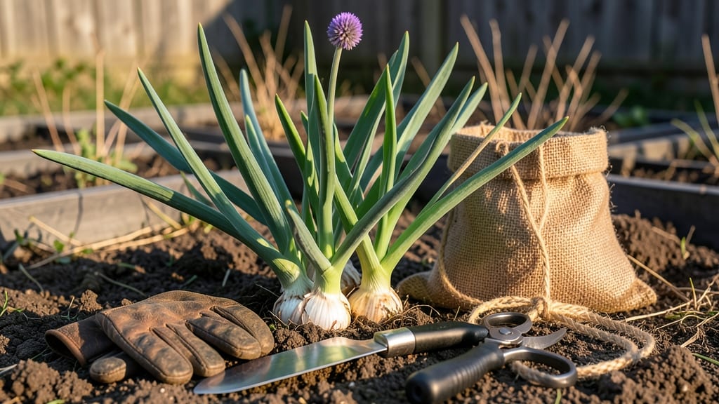 How to Harvest Garlic Bulbs: The Right Time and Soil Test Tricks