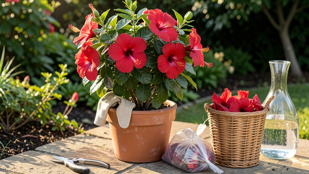 How to Harvest Hibiscus Flowers: Best Time and Tools for Long-Lasting Blooms