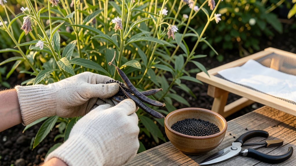 How to Harvest Chia Seeds: When Pods Crack Open Naturally for Maximum Yield