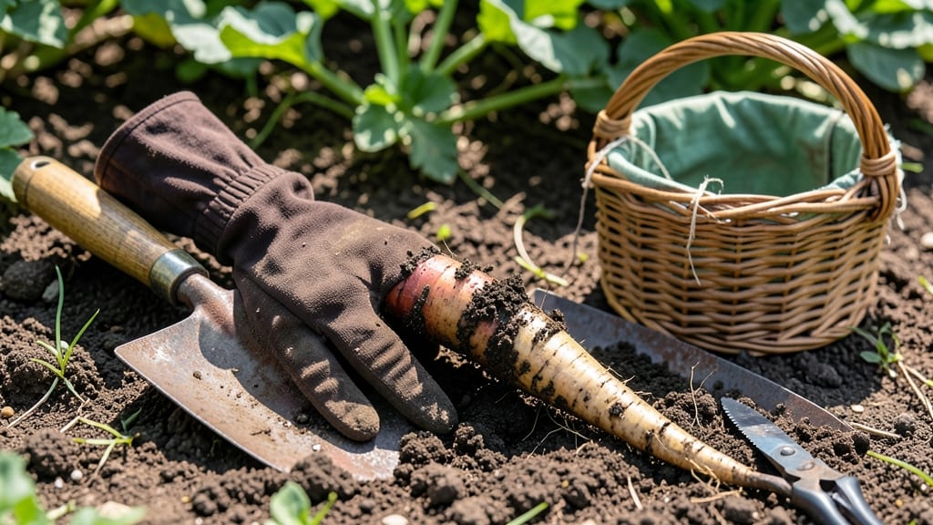 Harvest Chicory Root: When Leaves Yellow and Tubers Feel Firm for Storage Success