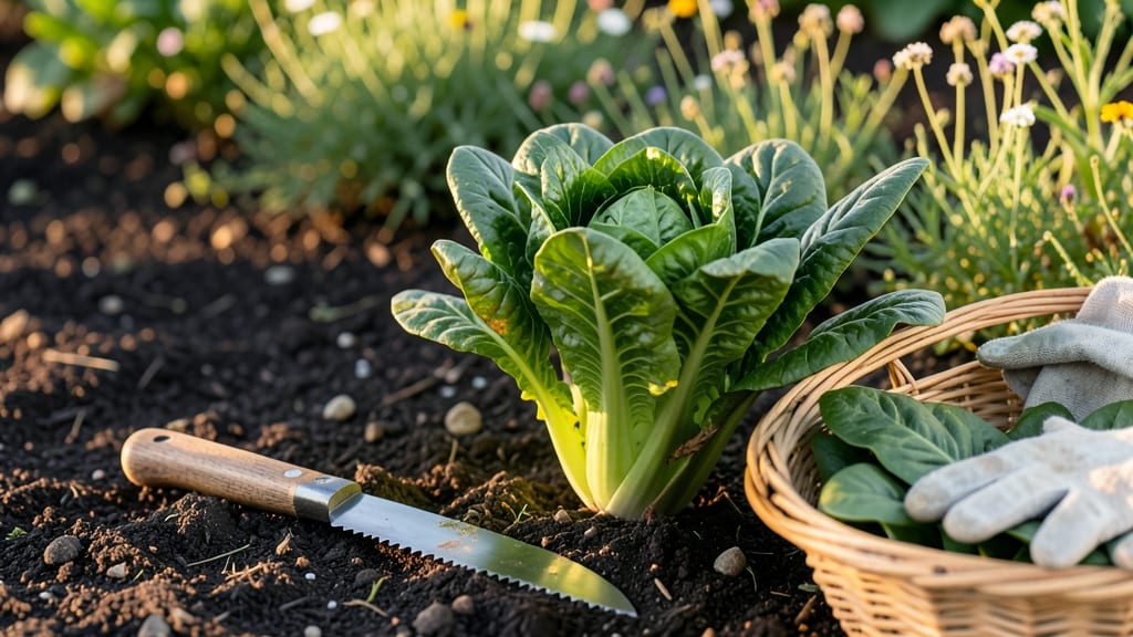 Romaine Lettuce Harvest Time: Cut at 10-12 Inches for Crisp, Bitter-Free Leaves