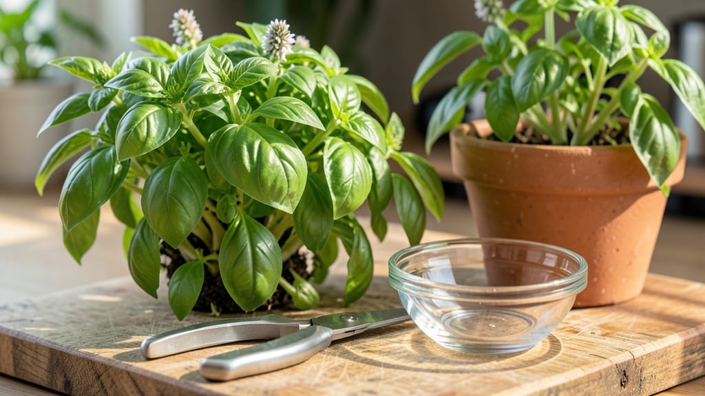 Basil Harvest Time: Leaf-by-Leaf Guide to Avoid Bitterness