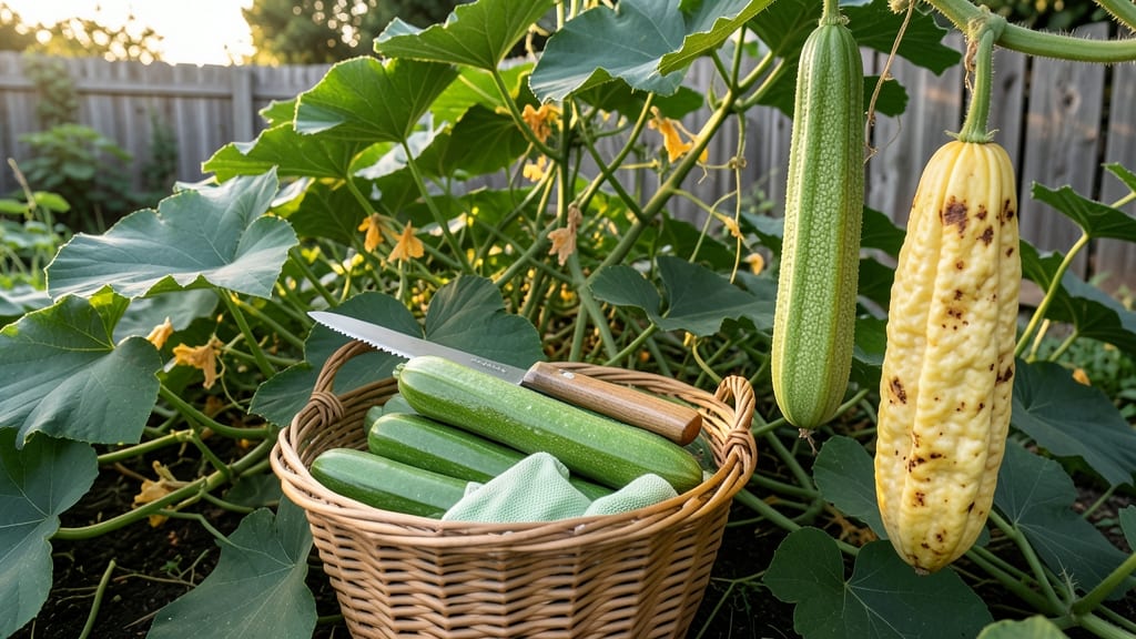 When to Harvest Luffa Gourds for Sponges: Rough Skin and Hollow Rattle Test