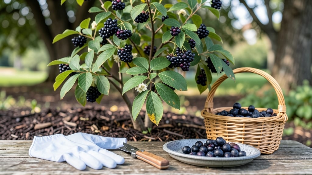 Elderberry Harvest Time: Berry Color Shift & Stem Snap Test for Peak Ripeness