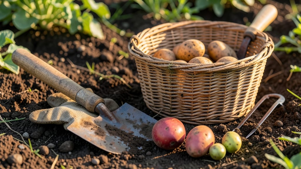 How to Tell When to Harvest Potatoes: Finger-Press Test for Perfect Size and Flavor