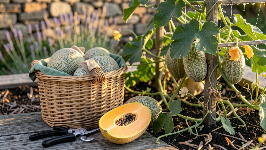 When to Harvest Cantaloupe: 3 Signs Your Fruit Is Ripe (No Knife Needed)