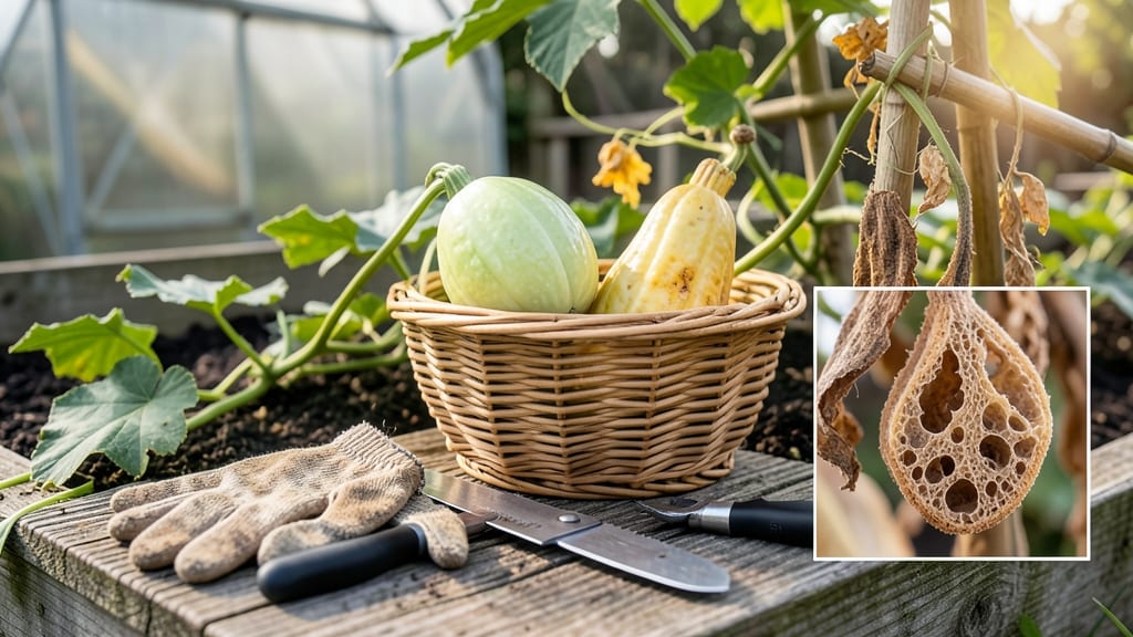 When to Harvest Loofah: Spot the 3 Color Zones Before Cracking