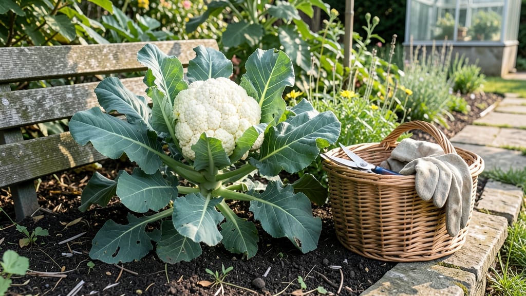 Harvest Time for Cauliflower: When Curds Tighten & Leaves Turn Yellowish-Green