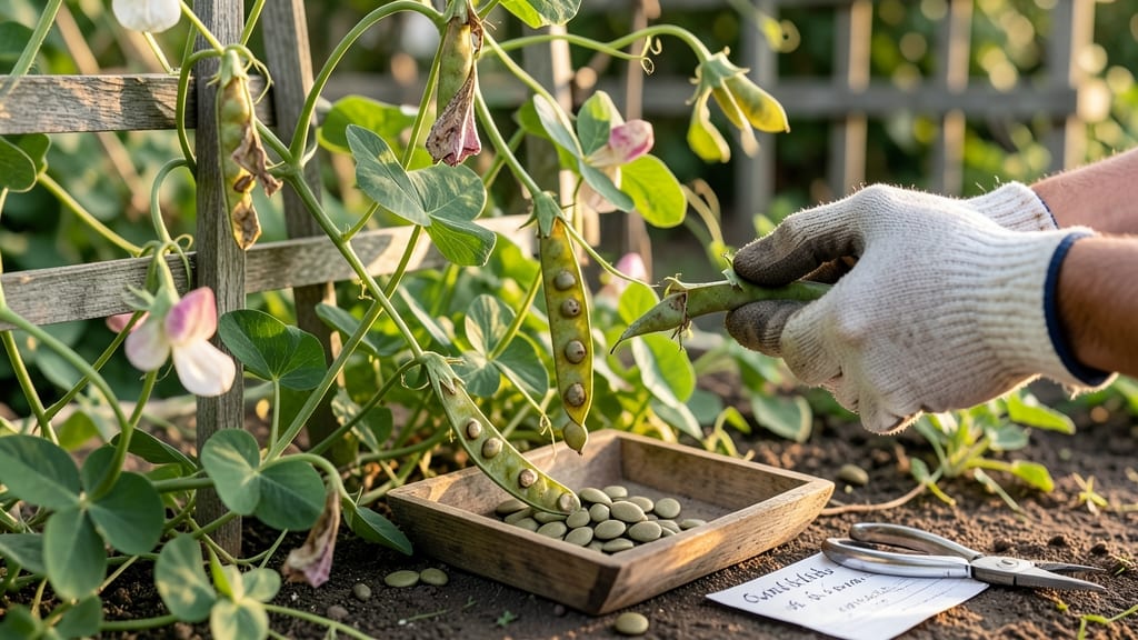 How to Harvest Sweet Pea Seeds: When Pods Turn Brown and Dry Fully for Viable Collection
