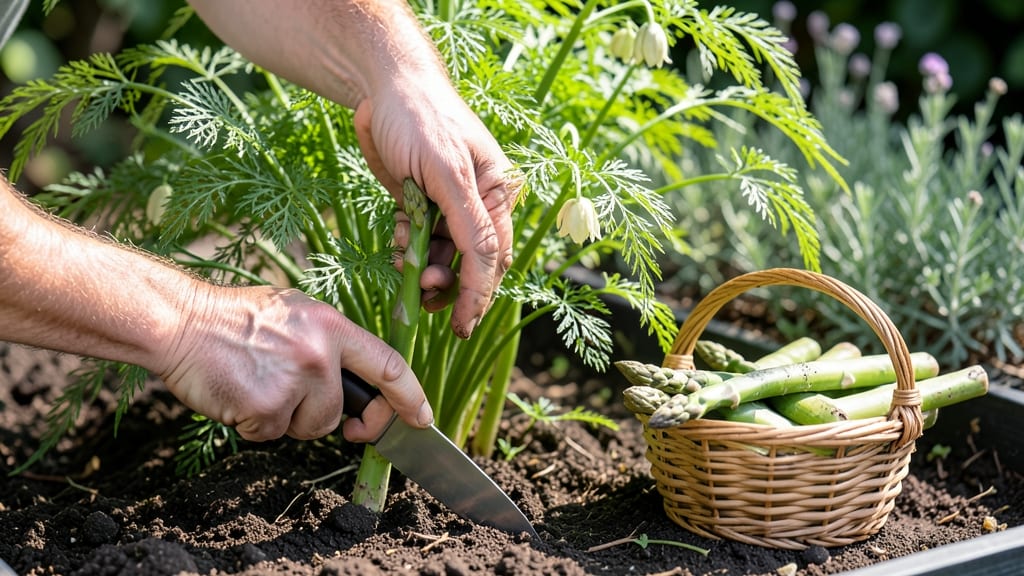 When to Harvest Asparagus After Planting: Foliage Height & Soil Probe Test for Peak Yield