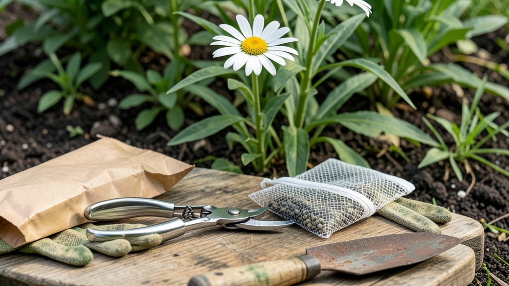 How to Harvest Shasta Daisy Seeds: When Heads Turn Brown and Dry Completely