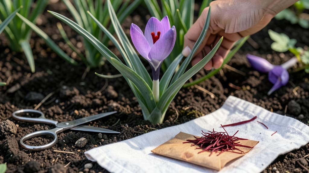 How to Harvest Saffron: Crimson Thread Extraction Timing & Yield Secrets