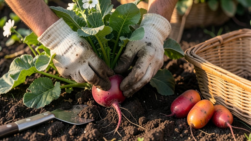 How to Harvest Radishes: When and How to Pull for Crisp, Sweet Bites