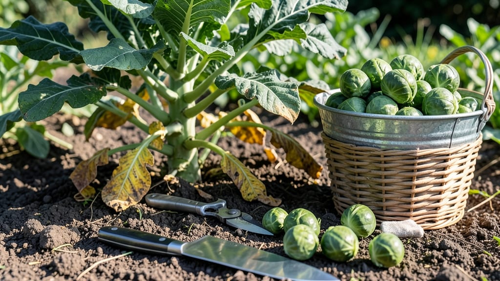 How to Harvest Brussel Sprouts: When Leaves Tighten Around Stems for Maximum Flavor