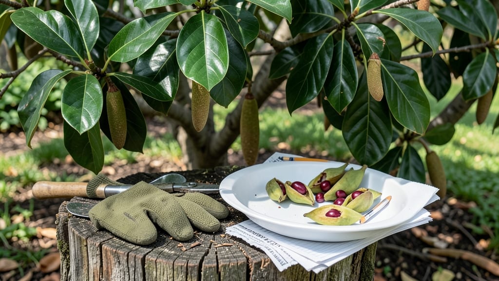 How to Harvest Magnolia Seeds: When Pods Crack Open Naturally