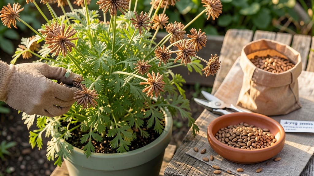 How to Harvest Coriander Seeds: When Pods Turn Brown and Dry Fully