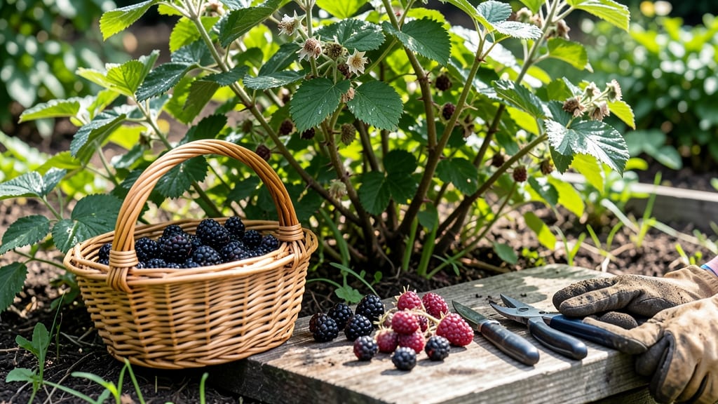 When to Harvest Blackberries: Berry Color, Firmness & Rain Checklist