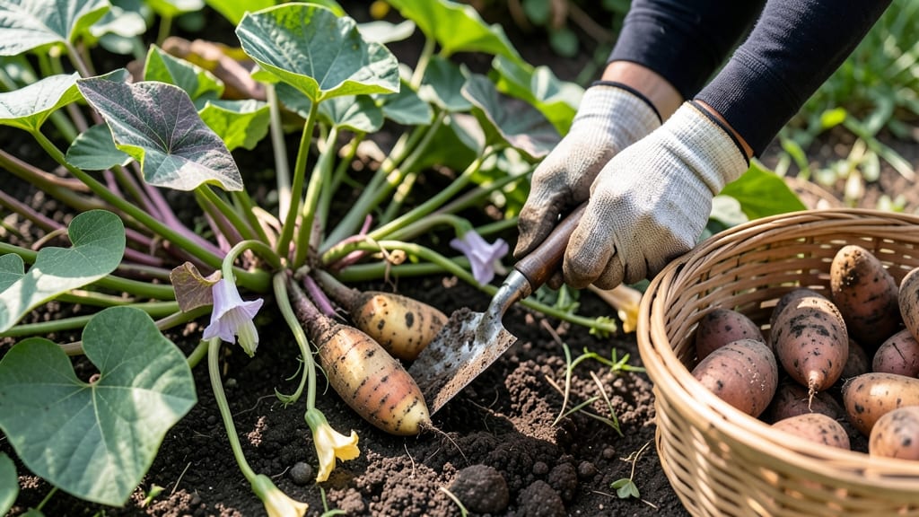 When to Harvest Sweet Potatoes in Florida: Dig When Vines Die Back Naturally