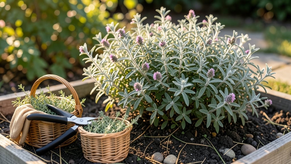 How to Harvest Thyme So It Keeps Growing: Prune at Flower Stems for Bushier Regrowth