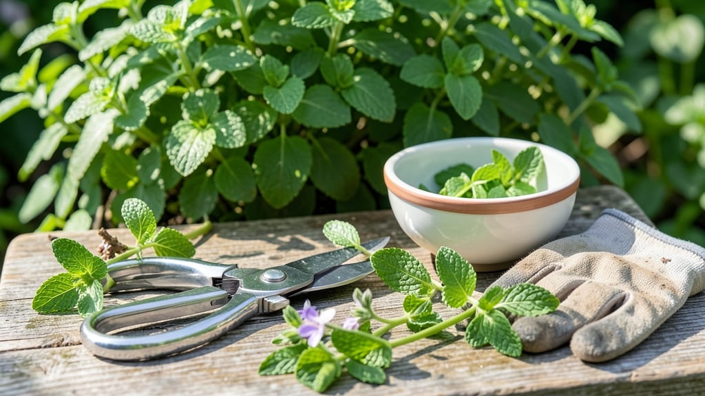 How to Harvest Fresh Mint: When Leaves Reach 3-4 Inches for Peak Flavor
