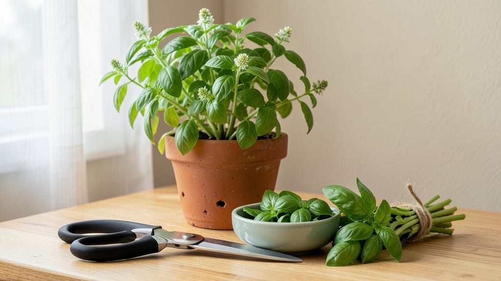When to Harvest Basil for Drying: Leaf Pair Test for Peak Flavor Before Bolting