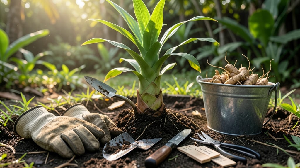 How to Harvest Ginger Plants: Knuckle-Tightening Test for Perfect Dig Time