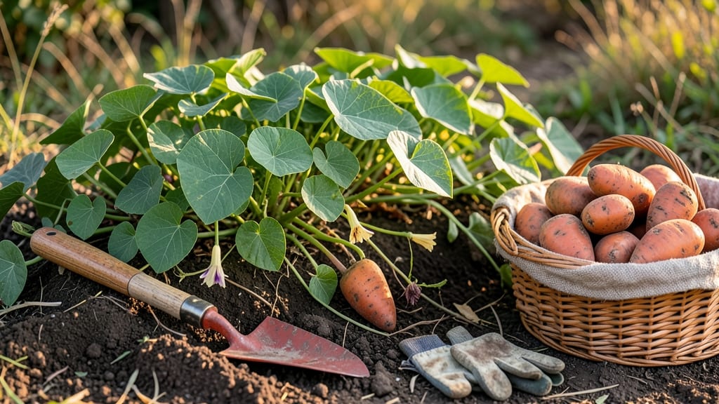 How Many Days to Harvest Sweet Potatoes: Leaf Color Shift & Soil Test Tricks