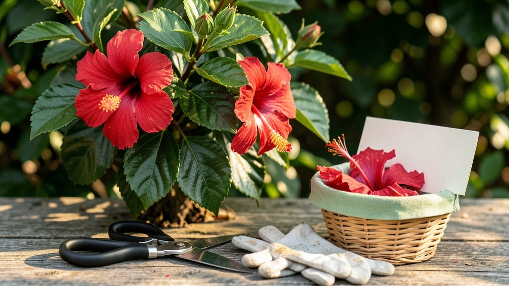 When to Harvest Hibiscus Flowers for Tea: Bud Color Shift & Taste Test Tricks