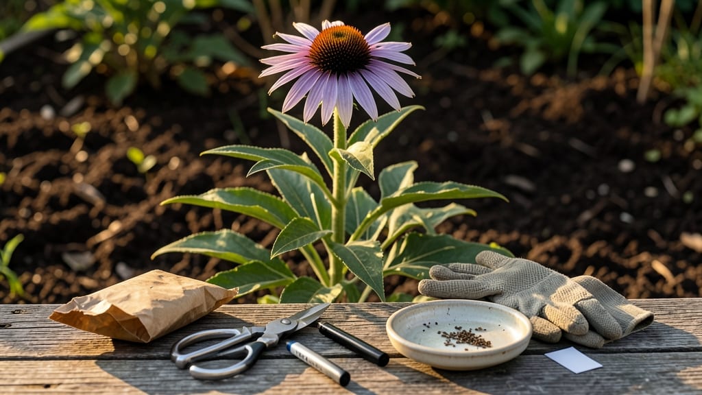 How to Harvest Purple Coneflower Seeds: When Heads Turn Brown and Split Open