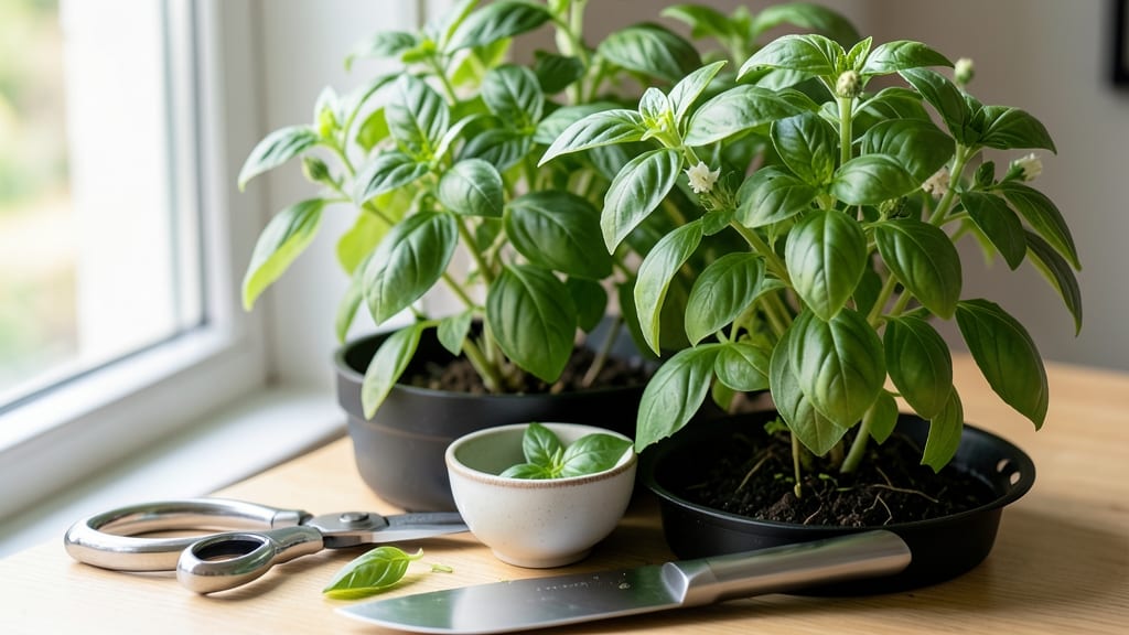 How to Harvest Basil: When Leaves Crumble Easily for Peak Flavor